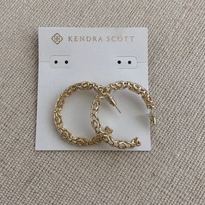 Kendra Scott earrings. Goldish/Silver color.